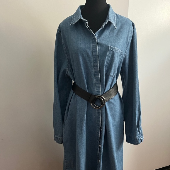 Denim Coat/ Dress Blue Size XXL - Picture 7 of 11